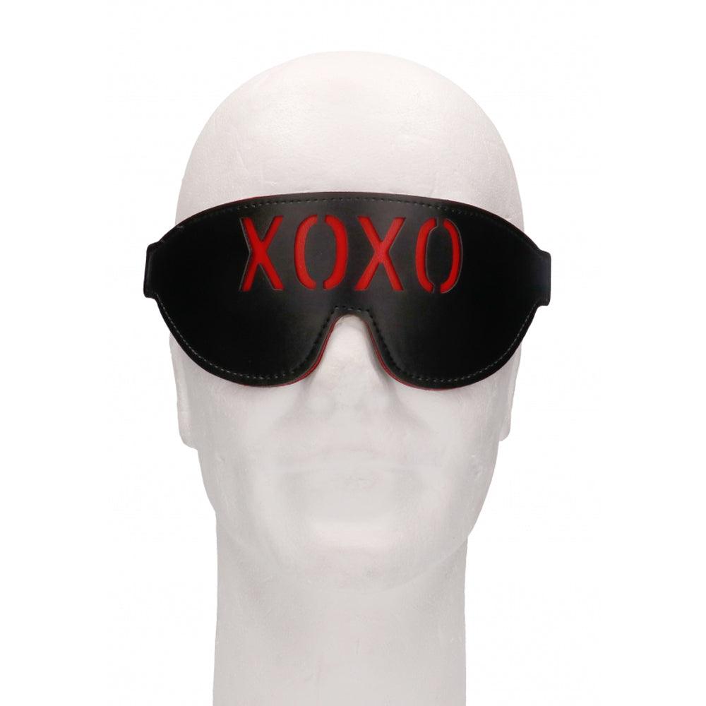Ouch! Blindfold - XOXO - Black * - Smoosh