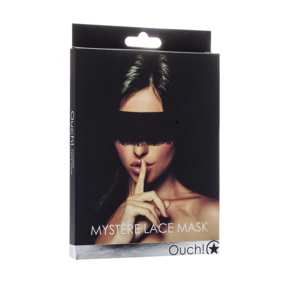 Ouch! Mystère Lace Mask - Black - Smoosh
