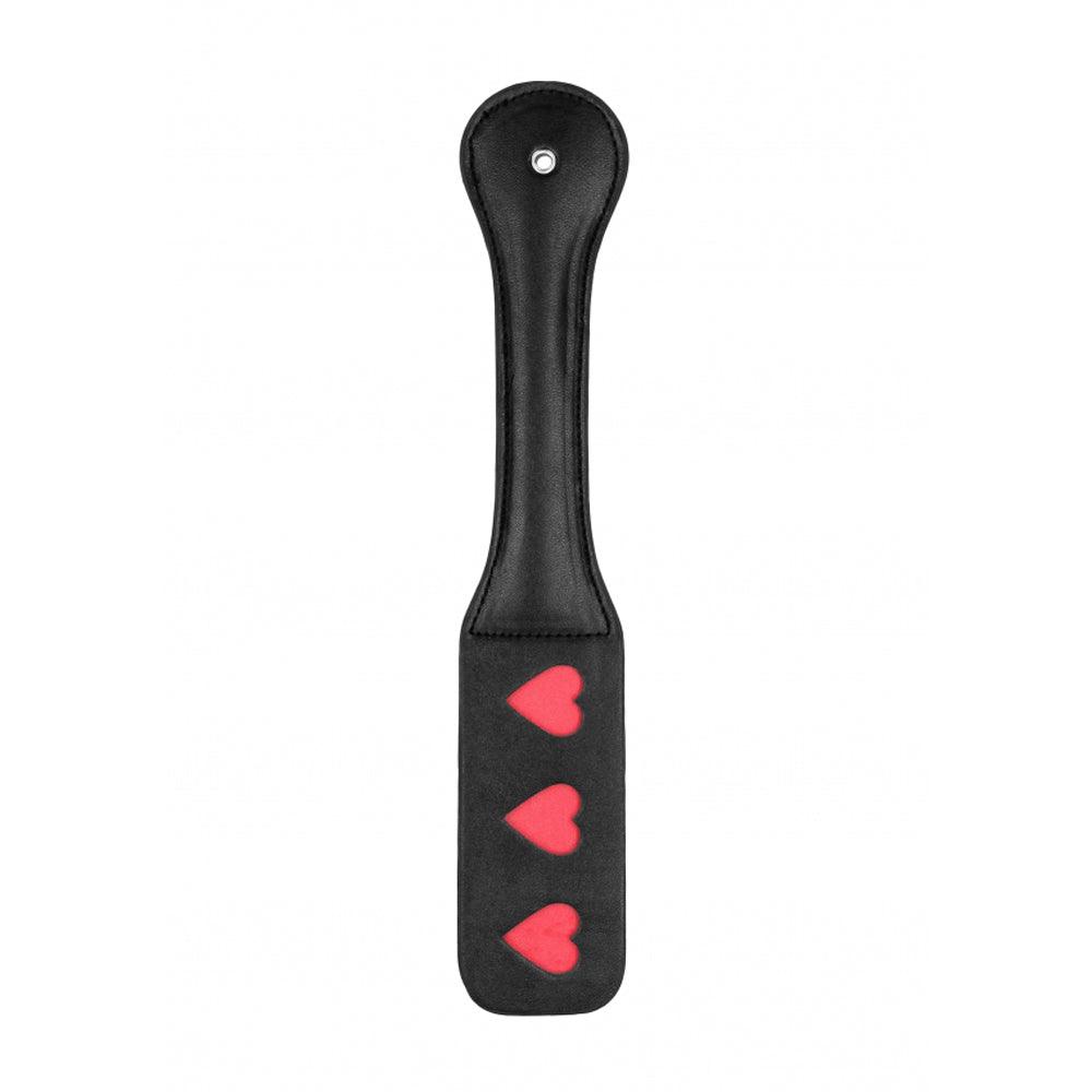 Ouch! Paddle - HEARTS - Black/Red - Smoosh