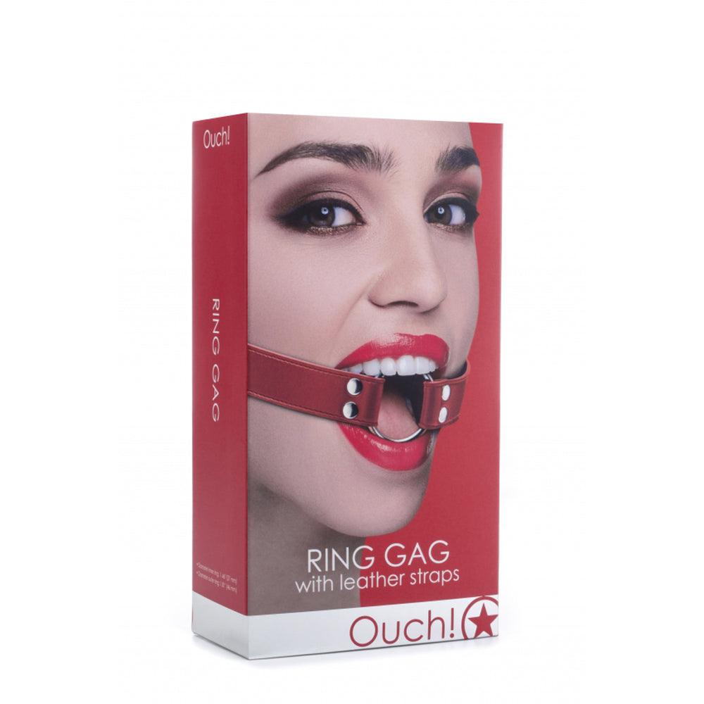 Ouch! Ring Gag - Red * - Smoosh