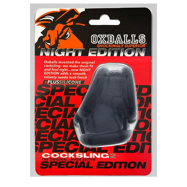 Oxballs COCKSLING-2, sling - PLUS+SILICONE special edition - NIGHT - Smoosh