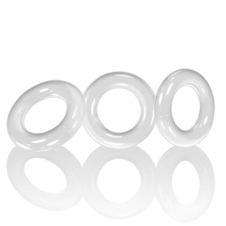 Oxballs WILLY RINGS, 3-pack cockrings - WHITE - Smoosh