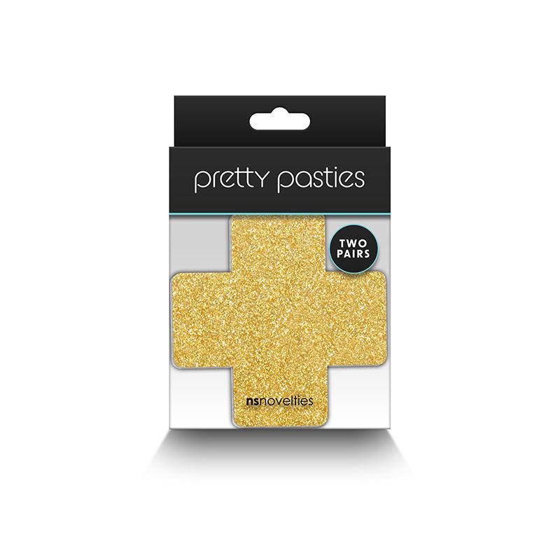 Pretty Pasties Crosses Black/Gold- 2 set - Smoosh