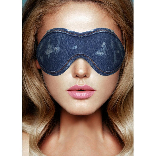 Roughend Denim Style Eye Mask - Blue * - Smoosh