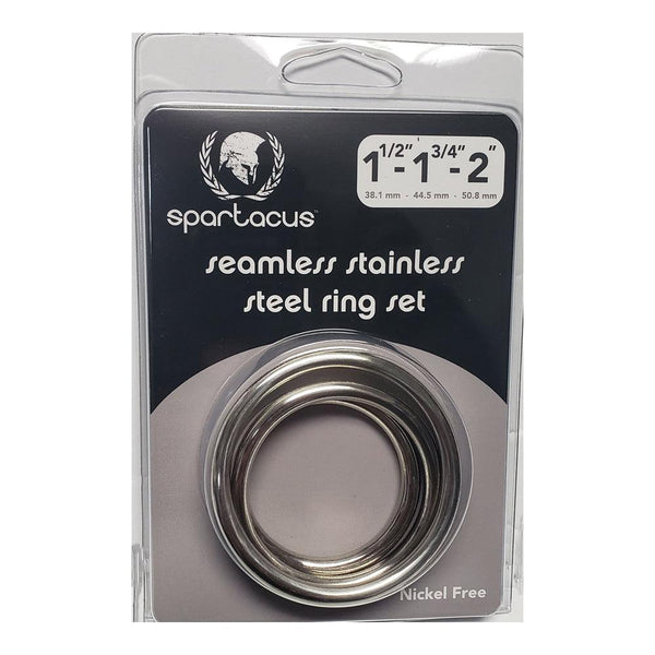 Seamless Stainless Steel Ring Set 3pc - Smoosh