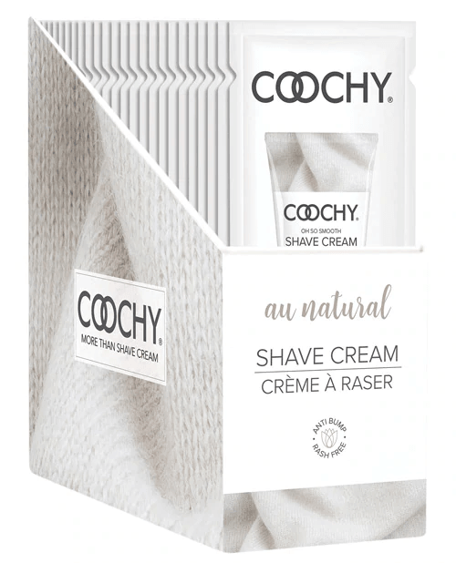 Shave Cream - Au Natural 24pc | 15ml - Foil - DISPLAY - Smoosh