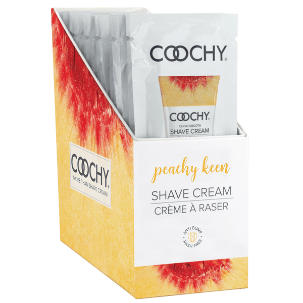 Shave Cream - Peachy Keen 24pc | 15ml - Foil - DISPLAY - Smoosh
