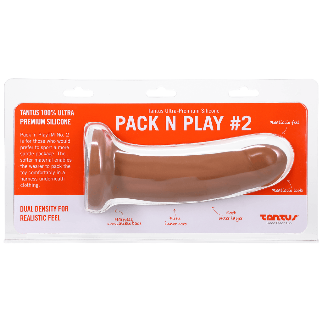 Silicone Pack'n Play No.2 Dildo - Smoosh