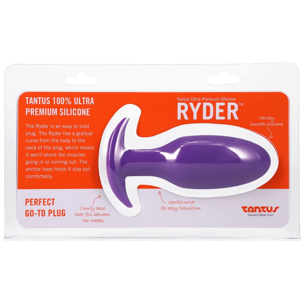 Silicone Ryder Butt Plug - Lilac - Smoosh