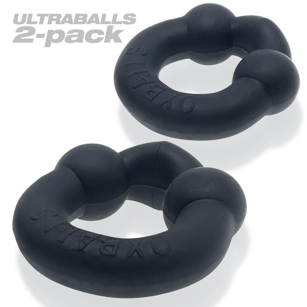 ULTRABALLS, 2-pack cockring - PLUS+SILICONE special edition - NIGHT - Smoosh