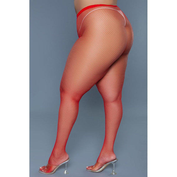 Up All Night Pantyhose - Red - Queen - Smoosh