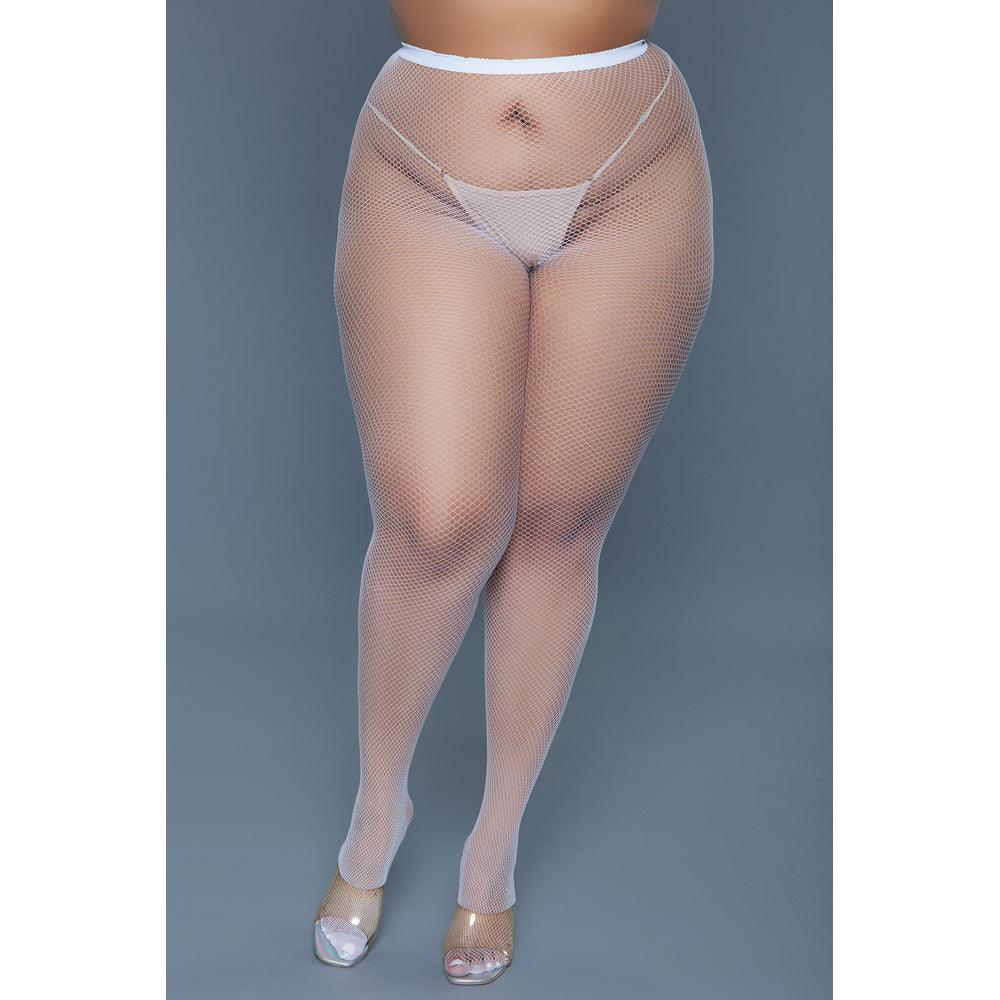 Up All Night Pantyhose - White - Queen - Smoosh