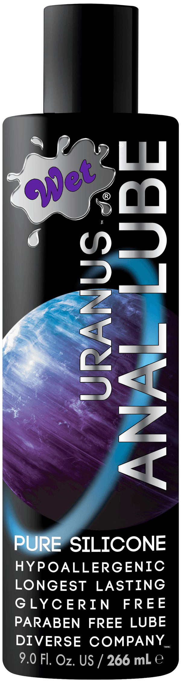 Uranus Silicone Based Anal Sex Lube 9 Ounce - Smoosh