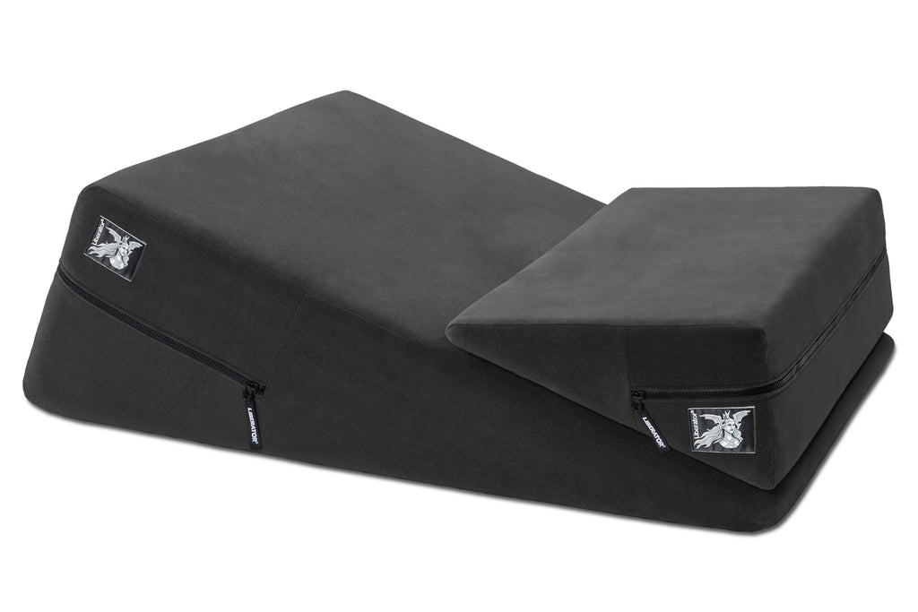 Wedge/Ramp Combo Male Packaging Black Microfiber - Smoosh