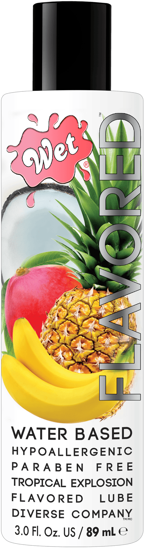 Wet® Flavored™ Tropical Explosion 3 Fl. Oz./89mL - Smoosh